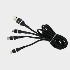 3-in-2 Metal Fast Cable - Universal Charging & Data