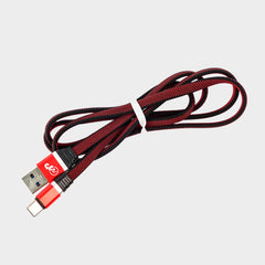 MP-C5 TYPE C | 2.4A Fast Data Cable - Nylon Braided with VOOC Support