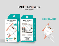 MP-HC05 |Dual-Port Wall Charger | Efficient & Reliable