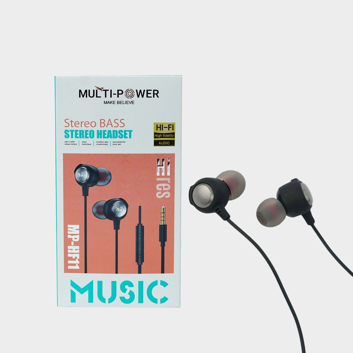 MP-HF11 Stereo Bass Headset - High Fidelity