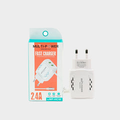 Mp-HC10 | Dual-Port Wall Charger | 2.4A Fast & Efficient
