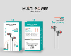 MP-HF14 Metal Outer Craters Earphone