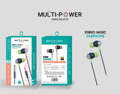 MP-HF12 Extra Bass & Hi-Fi Sound Earphone