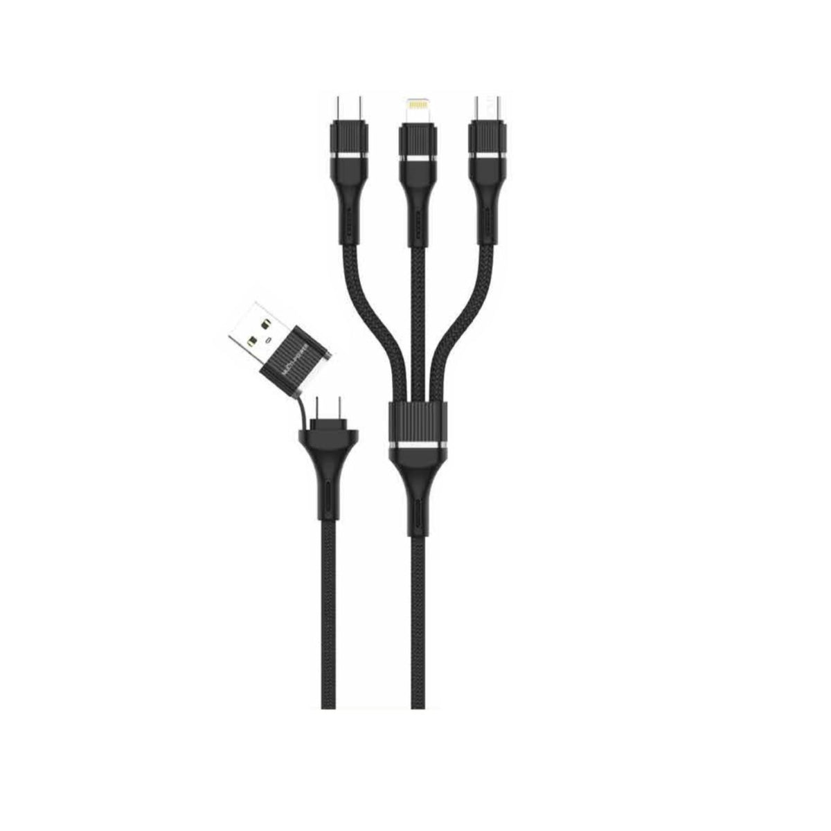 3-in-2 Metal Fast Cable - Universal Charging & Data