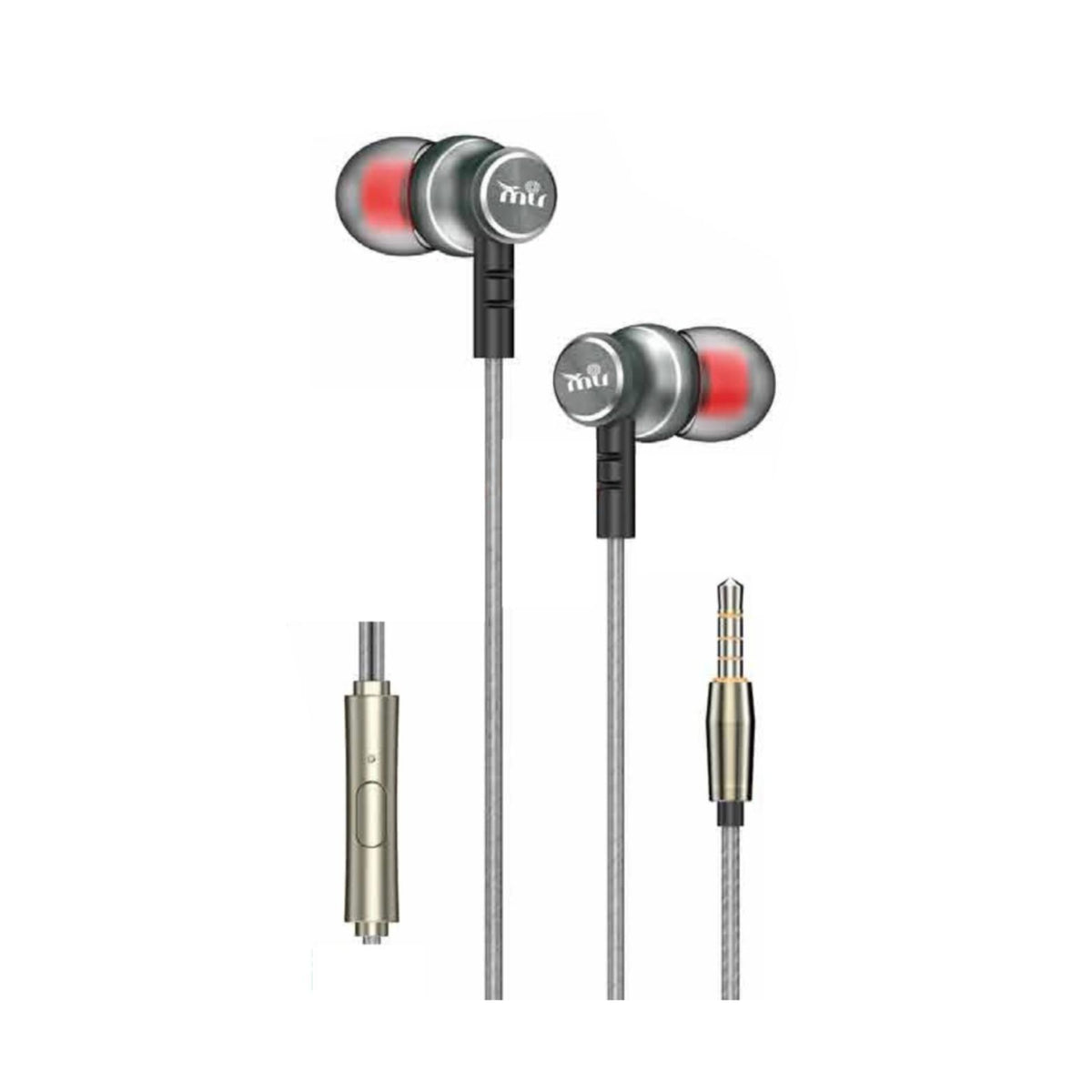 MP-HF14 Metal Outer Craters Earphone
