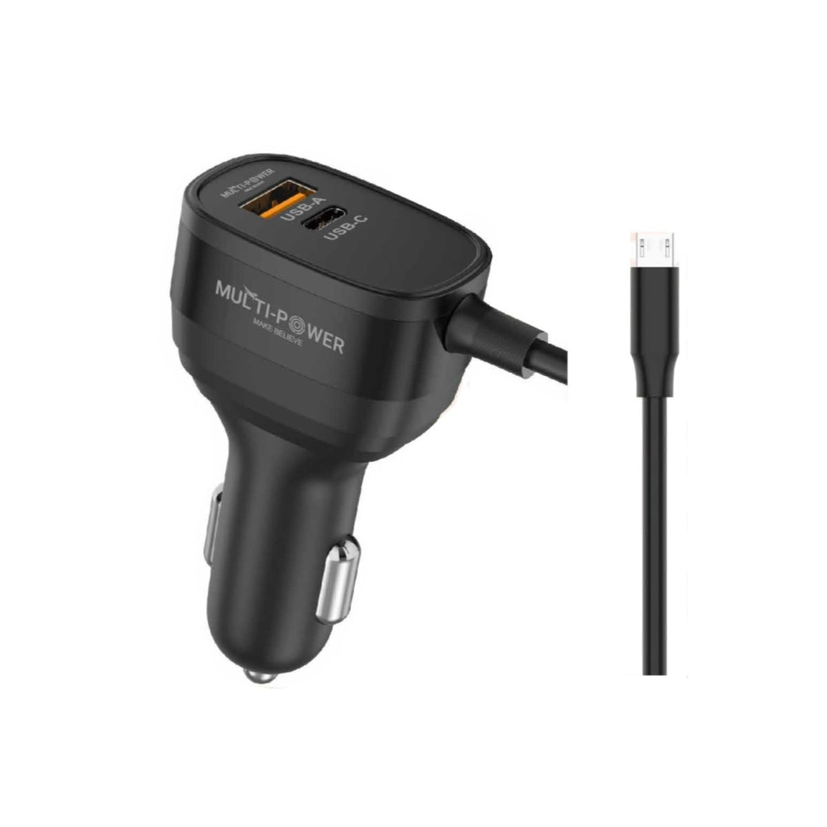 MP-CC103- Fast Car Charger | Quick Charge 3.0 with Dual 2.4A USB Ports