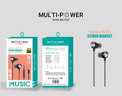 MP-HF11 Stereo Bass Headset - High Fidelity