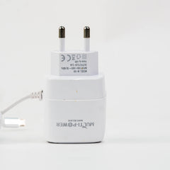 Dual-Port Wall Charger | 3.4A Fast Charging | M-104