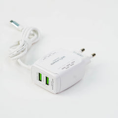 Mp-HC10 | Dual-Port Wall Charger | 2.4A Fast & Efficient