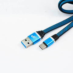MP-C5 TYPE C | 2.4A Fast Data Cable - Nylon Braided with VOOC Support